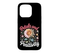 Petals and Positivity Sunflower Floral Botanical Case for iPhone 15 Pro