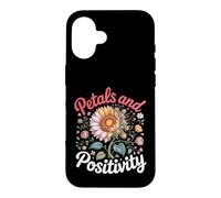 Petals and Positivity Sunflower Floral Botanical Case for iPhone 16