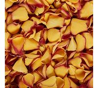 Petals and Roses Freeze Dried Rose Petal Confetti | Natural & Biodegradable for Weddings, Sunset Kiss, 2 Litres