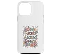 Petals Around Peace Floral Aesthetic Art Case for iPhone 13 Pro Max