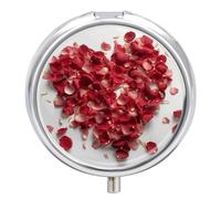 Petals Form Heart Shape Pill Box Pill Case Pill Organizer Medicine Pill Organizer Weekly Pill Organizer Pill Holder Small Pill Case Pill Containers Pill Holder for Purse
