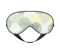 Petals Garden Leaves Comfortable Sleeping Aid Soft Eye Mask Adjustable Blackout Cover Reversible Night Rest