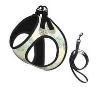 Petals Garden Leaves Pet Leash Vest For Small Dogs Cats Reflective Adjustable Soft Outdoor Walking Hiking Training