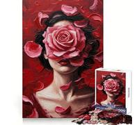 Petals of Passion Jigsaw Puzzle 1000 Piece for Adults Smart Reason Toy Home Pastime Smooth Edge Art Collectible (50x75cm)