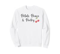 Petals Peace & Poetry Coquette Core Aesthetics Sweatshirt