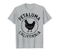 Petaluma California Chicken Vintage Farm Sonoma County Dark T-Shirt