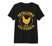 Petaluma California Chicken Vintage Farmer Sonoma County Premium T-Shirt