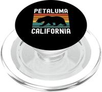 Petaluma California Retro Bear Vintage Sonoma County 707 PopSockets PopGrip for MagSafe
