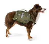 PetAmi - Dog Backpack for Medium Large Dogs, Dog Saddle Bag for Hiking, Pet Backpack, Dog Harness with Reflective Side Pockets for Walking and Running