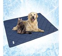 PetAmi Premium Cooling Dog Blanket | Lightweight Fluffy Pet Throw Blanket Bed Cover for Dogs, Cat, Puppies | Pet Blanket Furniture Protector Couch Sofa | Reversible Fuzzy Cozy | 60x80, Navy Blue