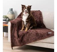 PetAmi Soft Plush Sherpa Dog Blanket for Pet Cat, Large 40x60, Brown