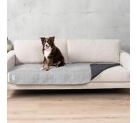 PetAmi Waterproof Bed Cover for Dogs, Pet Blanket Couch Cover, Reversible Furniture Cover Sofa Protector for Pet Cat Bed, Washable Dog Blanket for Seat, 30x70 Light Gray