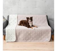 PetAmi Waterproof Couch Cover for Dogs, Reversible Furniture Cover Sofa Protector for Pet Cat Bed, Washable Blanket Dog Cover for Couch Seat, 68x82 Beige