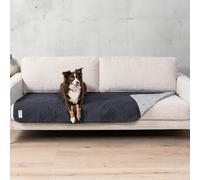PetAmi Waterproof Couch Cover for Dogs, Reversible Furniture Cover Sofa Protector for Pet Cat Bed, Washable Blanket Dog Cover for Couch Seat, 30x70 Gray