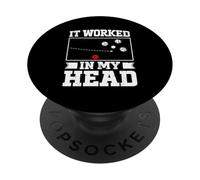 Petanque Funny It worked in my head Bocce PopSockets Adhesive PopGrip