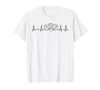 Petanque heartbeat ekg boules player botcha petanque boules T-Shirt