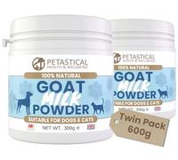 Petastical Goat Milk Powder for Dogs & Cats, 100% Natural, Rich in Nutrients & Probiotics, Tasty Food Topper or Milk Alternative, Supports Digestion, Immunity & Hydration (600g)