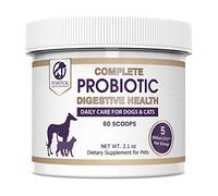 Petastical Probiotics for Dogs and Cats, 60 Powder Scoop | 5 BILLION CFU Max Strength | Probiotic Powder for Digestive Health | Canine & Feline