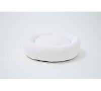 PETASUS Donut Dog Bed - Ultra Soft Plush Round Pet Matt for Small & Medium Dogs - Anti-Anxiety with Raised Rim for Head & Neck Support - Washable, Non-Slip Bottom - Cozy Dog Cushion