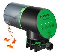 Petbank Automatic Fish Feeder for Aquarium - Auto Fish Food Dispenser Battery Operated Vacation Timer Fish Feeder Automatic Dispenser with 2 AAA Batteries Included