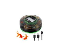 Petbank?Automatic Fish Feeder for Aquarium - Auto Food Dispenser with Timer - Rechargeable?Timer Feeder with USB Cable & LCD Display - Auto Fish