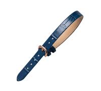 PEtbon 10mm One-piece Women Cowhide Watch Strap Replacment, Extended Version Colored Bamboo Grain Skin Friendly Watchband, Length 220mm