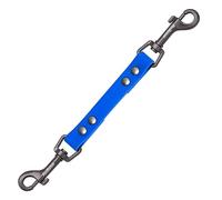 PetBonus Waterproof Dog Collar Safety Clip, Double Ended Leash Backup Clasp | Odor Proof, Escape Proof, Durable Leash Connector for Dog Harness, Standard Collars, Training Walking, Blue