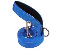 Petbuy Double-Sided Reflective Dog Leash for Large & Medium and Small Dogs, Strong and Durable Pet Nylon Leashes with Soft Padded Handle Leashes,Puppy Leash with D Ring (Navy Blue, 1inch X 6FT)