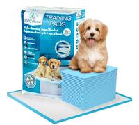 PetCellence Puppy Training Pads 30 Pack - Large 60 x 60cm Super Absorbent Dog Pads - with Advanced 6 Layer Leak Proof Protection - Anti Slip Adhesive Tabs