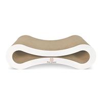 PetCheer Ultimate Cat Scratcher Lounge Bed,Superior Cardboard & Construction PetCheer - White (White)