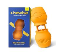 PetClan Chewise Bully Stick Holder, Ultimate Secure Heavy Duty, Improved Puppy Bully Sticks Holder, BPA-Free Safety Device Kit to Prevent Choking, Fits Various Bully Sticks and Dog Sizes
