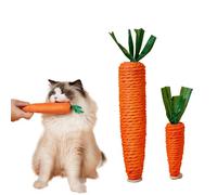 PETCUTE 2PCS Indestructible Cat Toys,Cute Carrot Dog Toys Puppy Teething Toys,Carrot Cat Chew Toys,Cat Toys for Boredom,Durable Interactive Cat Toys for Indoor Cats and Kittens for Biting Chewing