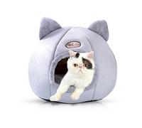 PETCUTE Cat Bed Tent for Cats Small Dogs,Pet Bed for Cats,Machine Washable,Cat Cave Bed with Anti-Slip & Water-Resistant Bottom,Semi-Enclosed Cat Bed House,Cat Sleeping Cave,Cat Cushion Bed