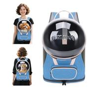 PETCUTE Cat Carrier Backpack, Pet Carrier Backpack Front Pack for Small Medium Cat Puppy,Dog Backpacks Space Capsule,Pet Carriers for Travel Hiking Walking Camping