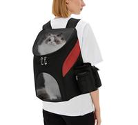 PETCUTE Cat dog carrier backpack small dog carrier bags with removable mat pet travel carrier backpack