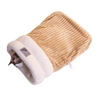 PETCUTE Cat Sleeping Bag,Warm Cat Nest Bed for Indoor Cats,Washable Soft Comfortable Cat Winter Sleeping Bag,Cat Cave Bed for Small Cats Dogs, 360°Wrap Pet Cats Bed for Cold Weather