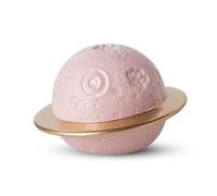 PETCUTE Cat Urns for Ashes,Durable Pet Urns for Cats Ashes,Ceramic Planet-Shaped Urn,Pet Cremation Urn,Cat Memorial Keepsake Box(Pink+Gold)