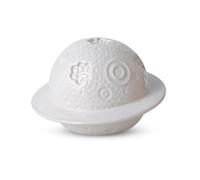 PETCUTE Cat Urns for Ashes,Durable Pet Urns for Cats Ashes,Ceramic Planet-Shaped Urn,Pet Cremation Urn,Cat Memorial Keepsake Box(White)