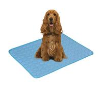 PETCUTE Cooling Pad for Dogs Dog Cooling Mat Pet Cooling Mat Pad Cool Dog Bed Mattress Crate Mat Blue Large