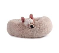 PETCUTE Dog Bed Cat Bed for Indoor Cats Washable Plush Donut Pet Bed Puppy Beds Soft Calming Cuddler Kennel Small Dog Beds