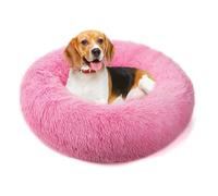 PETCUTE Dog Bed Cat Bed for Indoor Cats Washable Plush Donut Pet Bed Puppy Beds Soft Calming Cuddler Kennel Small Dog Beds