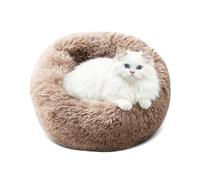 PETCUTE Dog Bed Cat Bed for Indoor Cats Washable Plush Donut Pet Bed Soft Calming Cuddler Kennel Small Medium Large