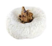 PETCUTE Dog Bed Cat Bed for Indoor Cats Washable Plush Donut Pet Bed Soft Calming Cuddler Kennel Small Medium Large