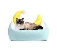 PETCUTE Dog Bed Medium Washable,Soft Cosy Pet Bed,Breathable Dog Sofa Bed with Raised Edges,Non-Slip Bottom,Puppy Bed with Removable Cover,Calming Dog Bed for Teddy, Corgi, Chihuahua