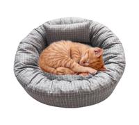 PETCUTE Dog Bed Washable,Comfortable Cat Sleeping Bed Premium Material Soft Pet Bed with Extra Pillow,Warm Kennel for Large Medium Small Dog Cat,Anti Anxiety Dog Bed with Raised Rim
