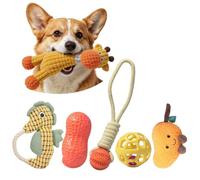 PETCUTE Dog Chew Toys for Aggressive Chewers, 6 pack Interactive Rope Toys for Dogs, Washable,Teething Toy for Puppies, Small and Medium Dogs,Dog Toy Gift Set for Exercise & Fun