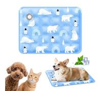 PETCUTE Dog Cooling Mat,Durable Pet Cool Mat for Dogs and Cats,Non Toxic Gel Self Cooling Pad for Large Dogs,Scratch-Resistant,Waterproof & Easy Clean,Ideal for Home Travel or Outdoor 2XL