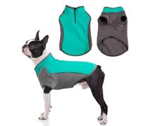 PETCUTE Dog Fleece Vest Sweater Winter Jacket for Small and Medium Dogs,Washable Dog Sweater Pullover with Zipper,Windproof Warm Clothes for Small Medium Dog Yorkshire Chihuahua Bichon Corgi
