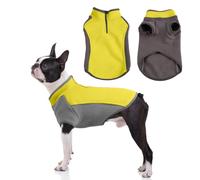 PETCUTE Dog Fleece Vest Sweater Winter Jacket for Small and Medium Dogs,Washable Dog Sweater Pullover with Zipper,Windproof Warm Clothes for Small Medium Dog Yorkshire Chihuahua Bichon Corgi