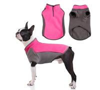 PETCUTE Dog Fleece Vest Sweater Winter Jacket for Small and Medium Dogs,Washable Dog Sweater Pullover with Zipper,Windproof Warm Clothes for Small Medium Dog Yorkshire Chihuahua Bichon Corgi